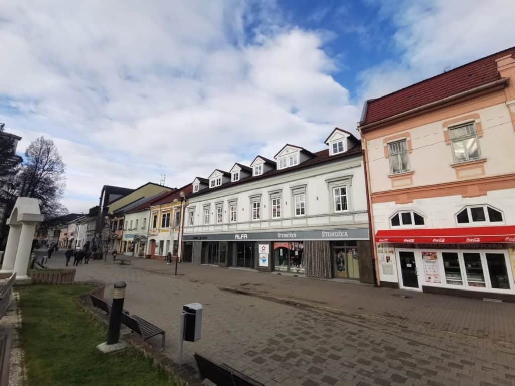 Prenájom obchodného priestoru v centre pešej zóny v Poprade