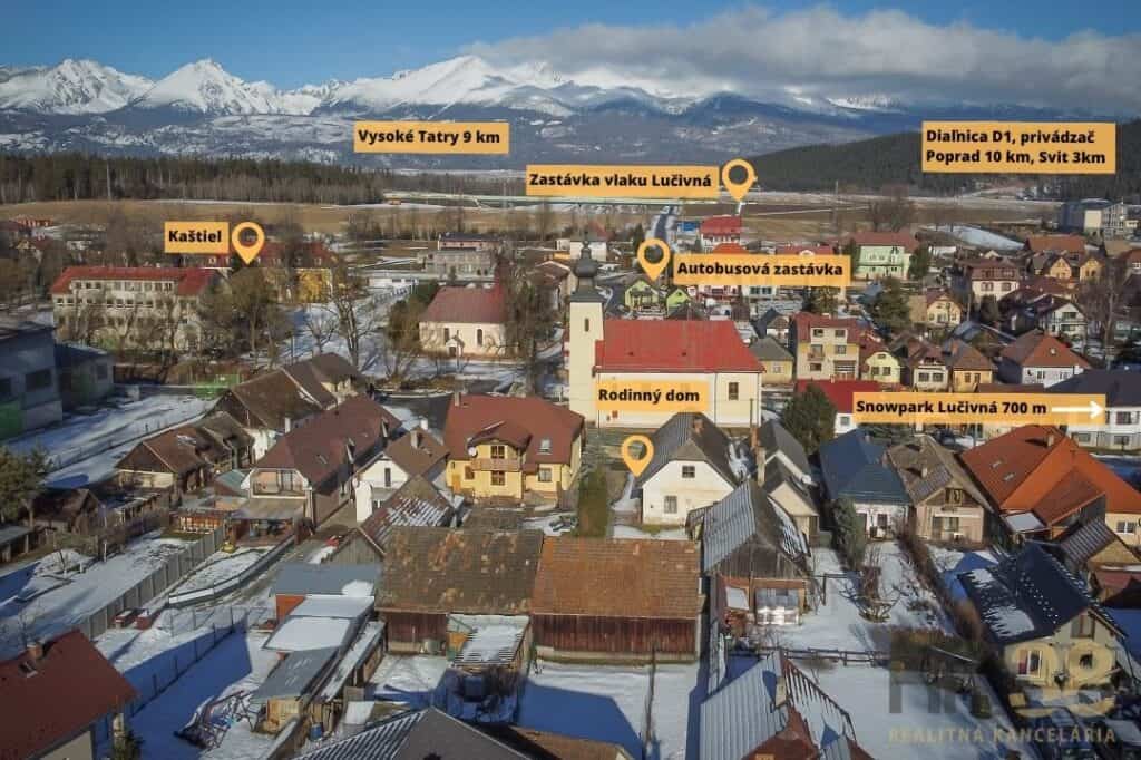 Investičná príležitosť v Lučivnej: Rodinný dom na pozemku s prístupom z dvoch strán