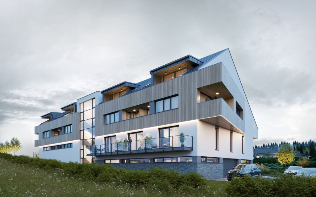 Moderné 2-izbové apartmány s terasou v projekte Pri Lese vo Vysokých Tatrách
